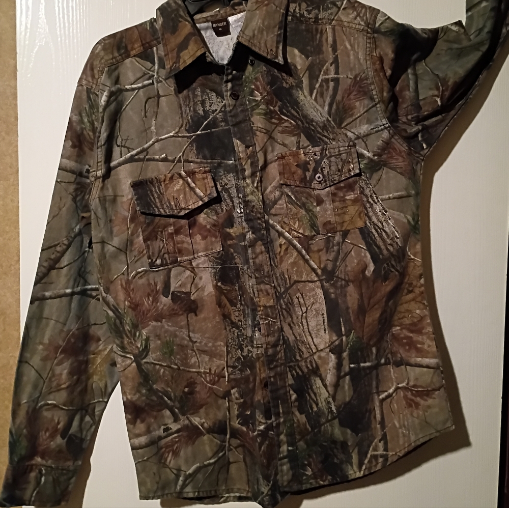 Woman's Vintage Ranger  Camouflage Shirt